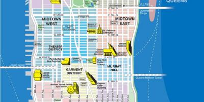 نقشے کے اوپری مینہٹن محلوں
