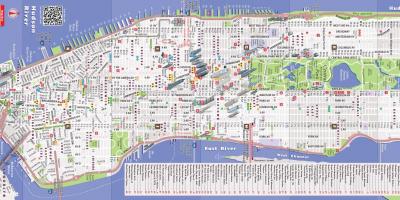 تفصیلی نقشہ کے مین ہیٹن نیویارک